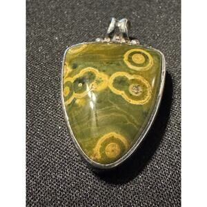 Sajen Ocean Jasper Pendant Sterling Silver .925